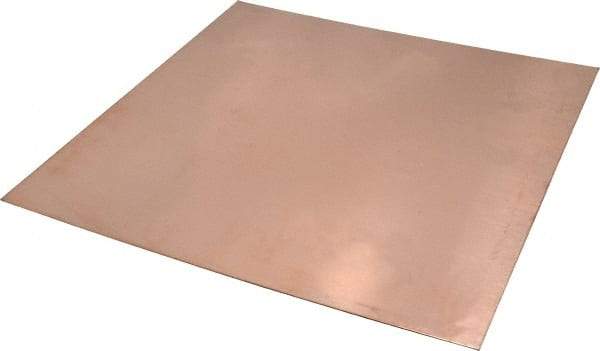 Value Collection - 0.043 Inch Thick x 12 Inch Square, Copper Sheet - Alloy 110 - Makers Industrial Supply