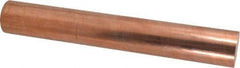 Value Collection - 1-3/4 Inch Diameter x 12 Inch Long, Copper Round Rod - Alloy 110 Copper - Makers Industrial Supply