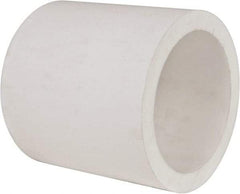 Made in USA - 5 Inch Outside Diameter x 3 Inch Long, Plastic Round Tube - PTFE (Virgin) - Makers Industrial Supply