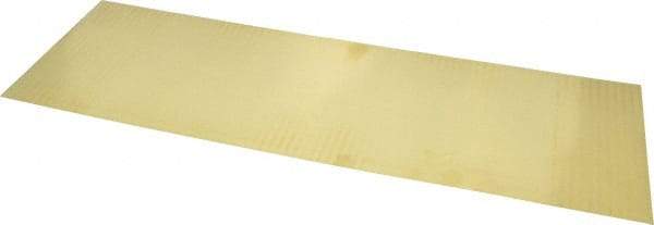 Made in USA - 10 Piece, 18 Inch Long x 6 Inch Wide x 0.002 Inch Thick, Shim Sheet Stock - Brass - Makers Industrial Supply