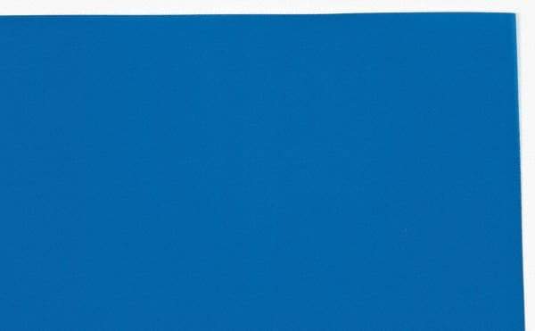 Made in USA - 1 Piece, 10" Wide x 20" Long Plastic Shim Stock Sheet - Blue, ±10% Tolerance - Makers Industrial Supply