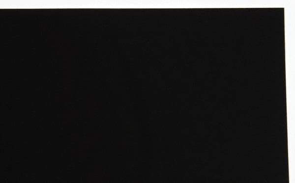 Made in USA - 1 Piece, 10" Wide x 20" Long Plastic Shim Stock Sheet - Black, ±10% Tolerance - Makers Industrial Supply