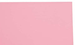 Made in USA - 1 Piece, 10" Wide x 20" Long Plastic Shim Stock Sheet - Pink, ±10% Tolerance - Makers Industrial Supply