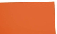 Made in USA - 1 Piece, 10" Wide x 20" Long Plastic Shim Stock Sheet - Coral (Color), ±10% Tolerance - Makers Industrial Supply