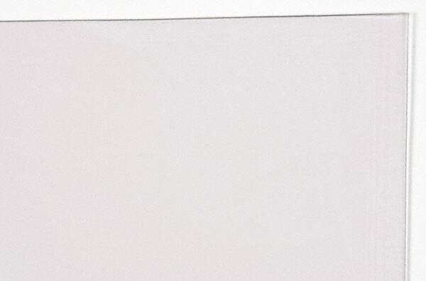 Made in USA - 1 Piece, 10" Wide x 20" Long Plastic Shim Stock Sheet - Clear (Color), ±10% Tolerance - Makers Industrial Supply