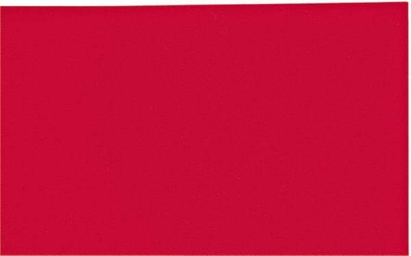 Made in USA - 1 Piece, 20" Wide x 20" Long Plastic Shim Stock Sheet - Red, ±10% Tolerance - Makers Industrial Supply