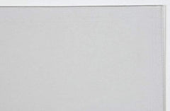 Made in USA - 1 Piece, 20" Wide x 20" Long Plastic Shim Stock Sheet - Clear (Color), ±10% Tolerance - Makers Industrial Supply