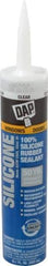 DAP - 10.1 oz Tube Clear RTV Silicone Joint Sealant - -40 to 400°F Operating Temp, 10 to 20 min Tack Free Dry Time, 24 hr Full Cure Time - Makers Industrial Supply