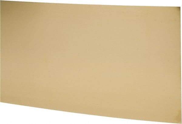 Made in USA - 2 Piece, 25 Inch Long x 6 Inch Wide x 0.012 Inch Thick, Shim Sheet Stock - Brass - Makers Industrial Supply