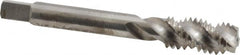 Balax - 7/16-14 UNC 3 Flute Modified Bottoming Spiral Flute Tap - Powdered Metal, Bright Finish, 3-5/32" OAL, Right Hand Flute, Right Hand Thread, H3, Series BX200 - Makers Industrial Supply