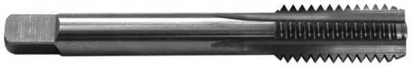 Balax - 7/16-14 UNC 4 Flute Bright Finish Cobalt Straight Flute Machine Tap - Bottoming, Right Hand Thread, 3-5/32" OAL, 0.95" Thread Length, H3 Limit, Oversize - Makers Industrial Supply