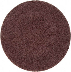 Merit Abrasives - 1" Disc Diam, 120 Grit, Aluminum Oxide Quick Change Disc - Type S Attaching System, Coated, Brown, 40,000 RPM, ALO Series - Makers Industrial Supply