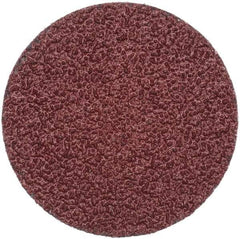 Merit Abrasives - 2" Disc Diam, 36 Grit, Aluminum Oxide Quick Change Disc - Type R Attaching System, Coated, Brown, 30,000 RPM, ALO Series - Makers Industrial Supply