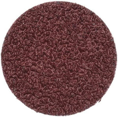 Merit Abrasives - 2" Disc Diam, 24 Grit, Aluminum Oxide Quick Change Disc - Type R Attaching System, Coated, Brown, 30,000 RPM, ALO Series - Makers Industrial Supply