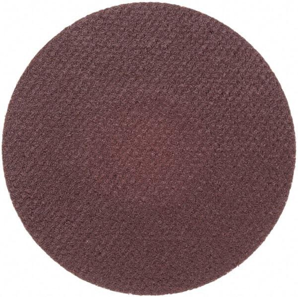 Merit Abrasives - 1-1/2" Disc Diam, 320 Grit, Aluminum Oxide Quick Change Disc - Type R Attaching System, Coated, Brown, 30,000 RPM, ALO Series - Makers Industrial Supply