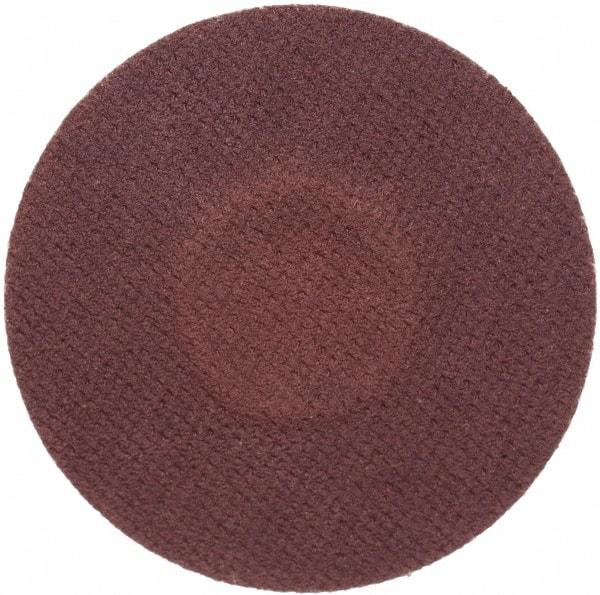 Merit Abrasives - 1-1/2" Disc Diam, 240 Grit, Aluminum Oxide Quick Change Disc - Type R Attaching System, Coated, Brown, 30,000 RPM, ALO Series - Makers Industrial Supply