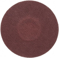 Merit Abrasives - 1-1/2" Disc Diam, 240 Grit, Aluminum Oxide Quick Change Disc - Type R Attaching System, Coated, Brown, 30,000 RPM, ALO Series - Makers Industrial Supply