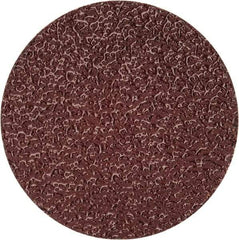 Merit Abrasives - 1-1/2" Disc Diam, 50 Grit, Aluminum Oxide Quick Change Disc - Type R Attaching System, Coated, Brown, 30,000 RPM, ALO Series - Makers Industrial Supply