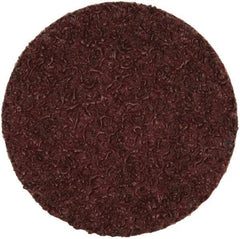 Merit Abrasives - 1-1/2" Disc Diam, 36 Grit, Aluminum Oxide Quick Change Disc - Type R Attaching System, Coated, Brown, 30,000 RPM, ALO Series - Makers Industrial Supply