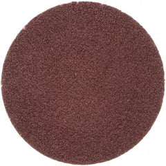 Merit Abrasives - 1" Disc Diam, 120 Grit, Aluminum Oxide Quick Change Disc - Type R Attaching System, Coated, Brown, 40,000 RPM, ALO Series - Makers Industrial Supply