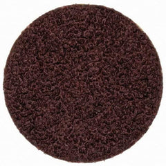 Merit Abrasives - 3/4" Disc Diam, 80 Grit, Aluminum Oxide Quick Change Disc - Type R Attaching System, Coated, Brown, 40,000 RPM, ALO Series - Makers Industrial Supply