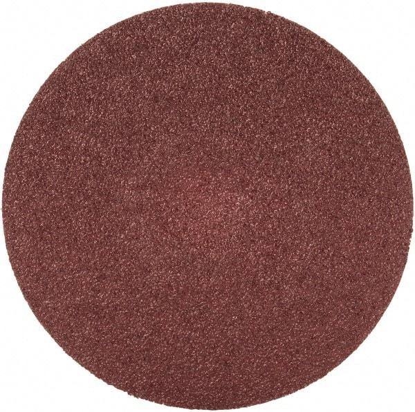 Merit Abrasives - 3" Disc Diam, 80 Grit, Aluminum Oxide Quick Change Disc - Type S Attaching System, Coated, Brown, 20,000 RPM, ALO Series - Makers Industrial Supply