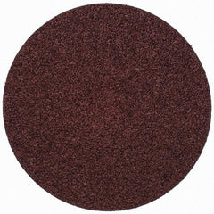 Merit Abrasives - 3" Disc Diam, 50 Grit, Aluminum Oxide Quick Change Disc - Type S Attaching System, Coated, Brown, 20,000 RPM, ALO Series - Makers Industrial Supply