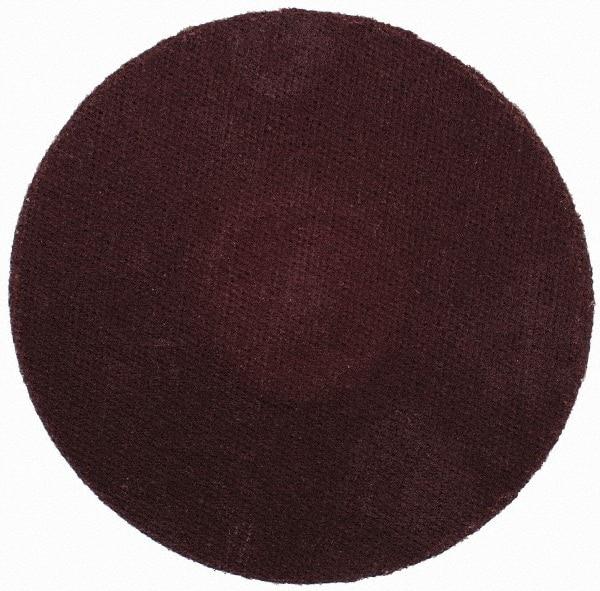 Merit Abrasives - 3" Disc Diam, 320 Grit, Aluminum Oxide Quick Change Disc - Type P Attaching System, Coated, Brown, 20,000 RPM, ALO Series - Makers Industrial Supply