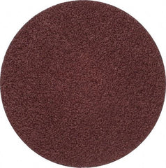 Merit Abrasives - 3" Disc Diam, 40 Grit, Aluminum Oxide Quick Change Disc - Type P Attaching System, Coated, Brown, 20,000 RPM, ALO Series - Makers Industrial Supply