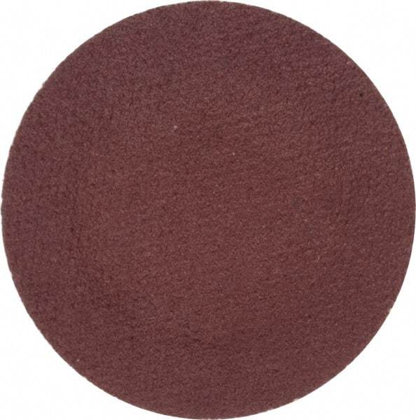 Merit Abrasives - 1-1/2" Disc Diam, 240 Grit, Aluminum Oxide Quick Change Disc - Type P Attaching System, Coated, Brown, 30,000 RPM, ALO Series - Makers Industrial Supply