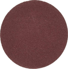 Merit Abrasives - 1-1/2" Disc Diam, 120 Grit, Aluminum Oxide Quick Change Disc - Type P Attaching System, Coated, Brown, 30,000 RPM, ALO Series - Makers Industrial Supply