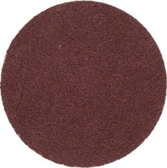 Merit Abrasives - 1-1/2" Disc Diam, 100 Grit, Aluminum Oxide Quick Change Disc - Type P Attaching System, Coated, Brown, 30,000 RPM, ALO Series - Makers Industrial Supply