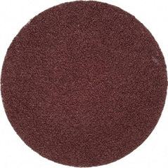 Merit Abrasives - 1-1/2" Disc Diam, 80 Grit, Aluminum Oxide Quick Change Disc - Type P Attaching System, Coated, Brown, 30,000 RPM, ALO Series - Makers Industrial Supply