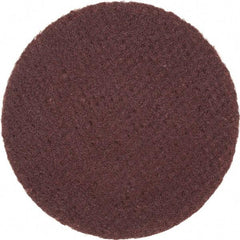 Merit Abrasives - 1" Disc Diam, 320 Grit, Aluminum Oxide Quick Change Disc - Type P Attaching System, Coated, Brown, 40,000 RPM, ALO Series - Makers Industrial Supply