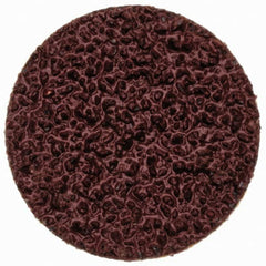 Merit Abrasives - 3/4" Disc Diam, 40 Grit, Aluminum Oxide Quick Change Disc - Type P Attaching System, Coated, Brown, 40,000 RPM, ALO Series - Makers Industrial Supply