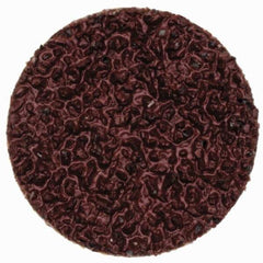 Merit Abrasives - 3/4" Disc Diam, 36 Grit, Aluminum Oxide Quick Change Disc - Type P Attaching System, Coated, Brown, 40,000 RPM, ALO Series - Makers Industrial Supply