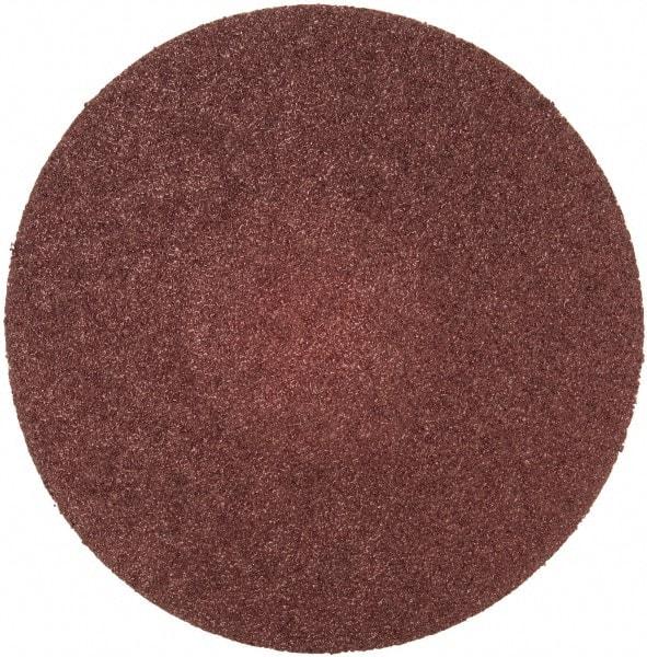 Merit Abrasives - 3" Disc Diam, 80 Grit, Aluminum Oxide Quick Change Disc - Type R Attaching System, Coated, Brown, 20,000 RPM, ALO Series - Makers Industrial Supply