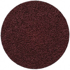 Merit Abrasives - 3" Disc Diam, 36 Grit, Aluminum Oxide Quick Change Disc - Type R Attaching System, Coated, Brown, 20,000 RPM, ALO Series - Makers Industrial Supply