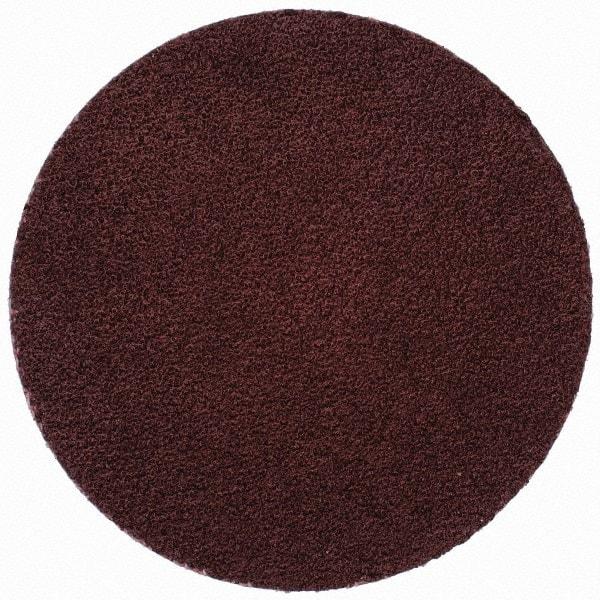 Merit Abrasives - 2" Disc Diam, 100 Grit, Aluminum Oxide Quick Change Disc - Type R Attaching System, Coated, Brown, 30,000 RPM, ALO Series - Makers Industrial Supply