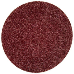 Merit Abrasives - 2" Disc Diam, 80 Grit, Aluminum Oxide Quick Change Disc - Type R Attaching System, Coated, Brown, 30,000 RPM, ALO Series - Makers Industrial Supply