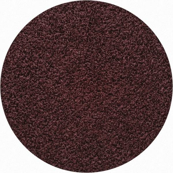 Merit Abrasives - 2" Disc Diam, 50 Grit, Aluminum Oxide Quick Change Disc - Type S Attaching System, Coated, Brown, 30,000 RPM, ALO Series - Makers Industrial Supply