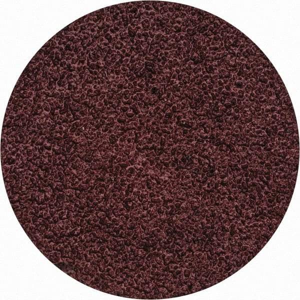 Merit Abrasives - 1-1/2" Disc Diam, 60 Grit, Aluminum Oxide Quick Change Disc - Type S Attaching System, Coated, Brown, 30,000 RPM, ALO Series - Makers Industrial Supply