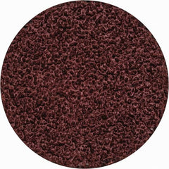 Merit Abrasives - 1-1/2" Disc Diam, 40 Grit, Aluminum Oxide Quick Change Disc - Type S Attaching System, Coated, Brown, 30,000 RPM, ALO Series - Makers Industrial Supply