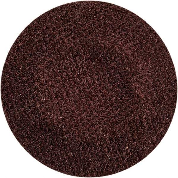 Merit Abrasives - 1" Disc Diam, 240 Grit, Aluminum Oxide Quick Change Disc - Type S Attaching System, Coated, Brown, 40,000 RPM, ALO Series - Makers Industrial Supply