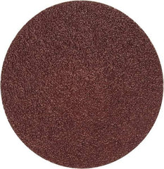 Merit Abrasives - 3" Disc Diam, 50 Grit, Aluminum Oxide Quick Change Disc - Type P Attaching System, Coated, Brown, 20,000 RPM, ALO Series - Makers Industrial Supply