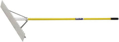 Ability One - Lute with 67" Straight Fiberglass Handle - 36" Blade Width, 1" Tine Length - Makers Industrial Supply