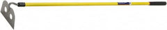 Ability One - 7" High x 10" Wide Round Steel Hoe - 62" Long Fiberglass Straight Handle - Makers Industrial Supply