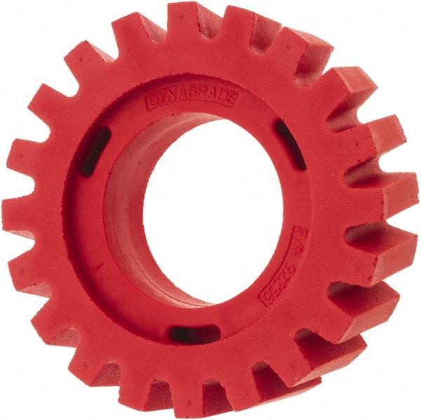 Dynabrade - 4" Diam Angle & Disc Grinder Eraser Wheel - For Use with Dynazip Eraser Tools - Makers Industrial Supply