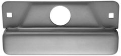 Don-Jo - 8" Long x 3-1/2" Wide Strike Protector - Silver Coated Steel - Makers Industrial Supply