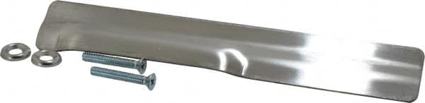 Don-Jo - 10" Long x 1-1/2" Wide, Latch Protector - Stainless Steel - Makers Industrial Supply